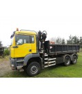 Samochód Ciężarowy marki MAN TGA 26.410 6x6 wywrot 3-stronny + HDS