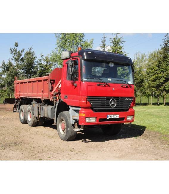 Samochód ciężarowy marki MERCEDES-BENZ Actros 3335AK 6x6 wywrot 3-stronny + HDS