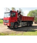 Samochód ciężarowy marki MERCEDES-BENZ Actros 3335AK 6x6 wywrot 3-stronny + HDS